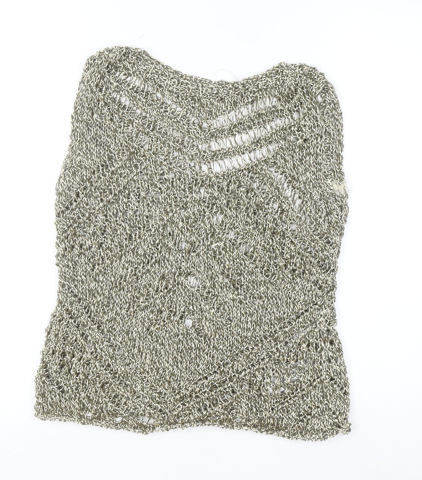 Womens UK Size S Marks and Spencer Silver Camisole Tank