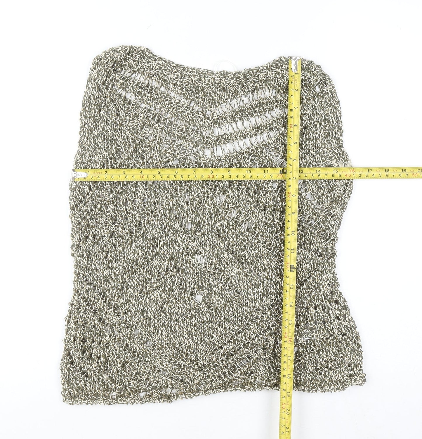 Womens UK Size S Marks and Spencer Silver Camisole Tank