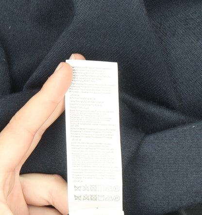 Womens UK Size 10 Selected Femme Blue Overcoat