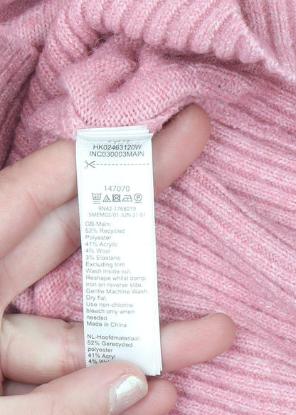 Womens UK Size S Monsoon Pink Pullover Jumper