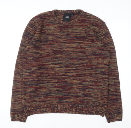 Mens UK Size L ASOS Multicoloured Pullover Jumper