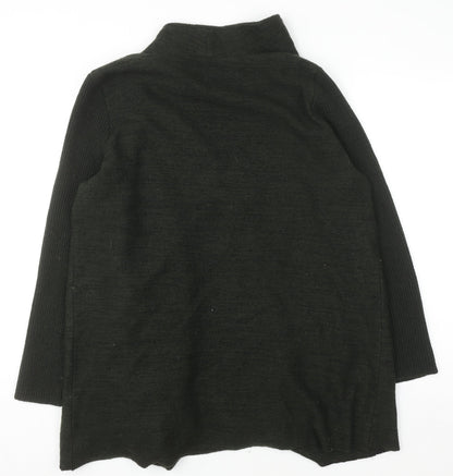 Womens UK Size 14 Phase Eight Black Full Zip Jumper