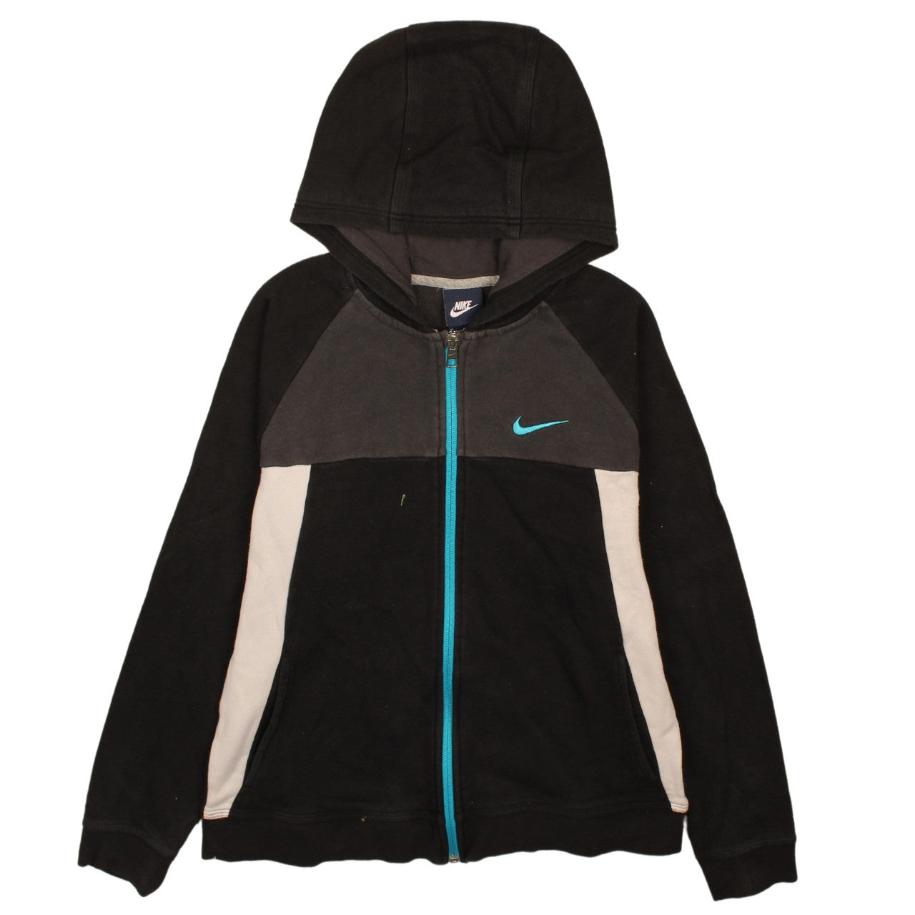 Boys UK Size XL Nike Black Full Zip Hoodie