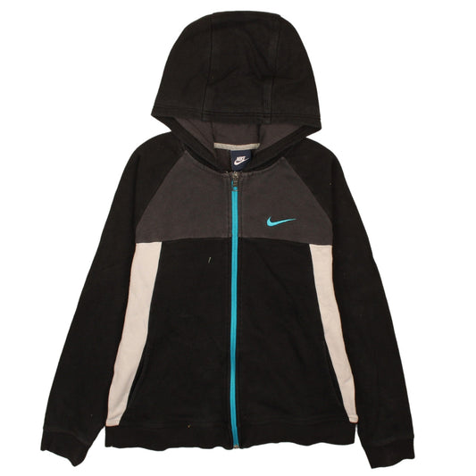 Boys UK Size XL Nike Black Full Zip Hoodie