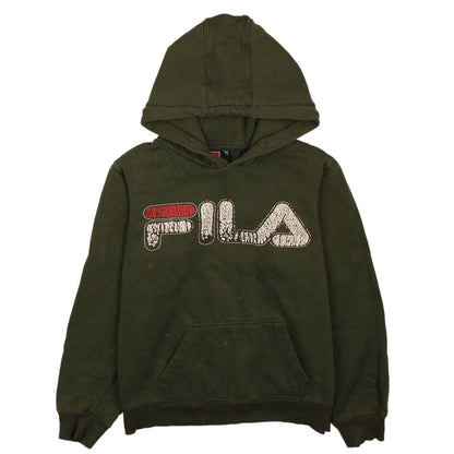 Boys UK Size 164 FILA Green Pullover Hoodie