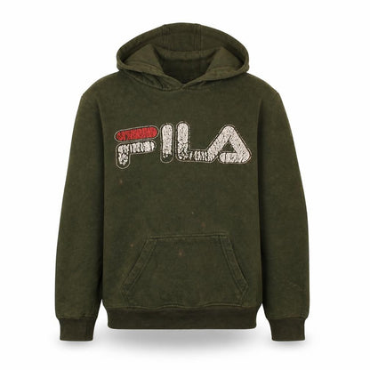 Boys UK Size 164 FILA Green Pullover Hoodie