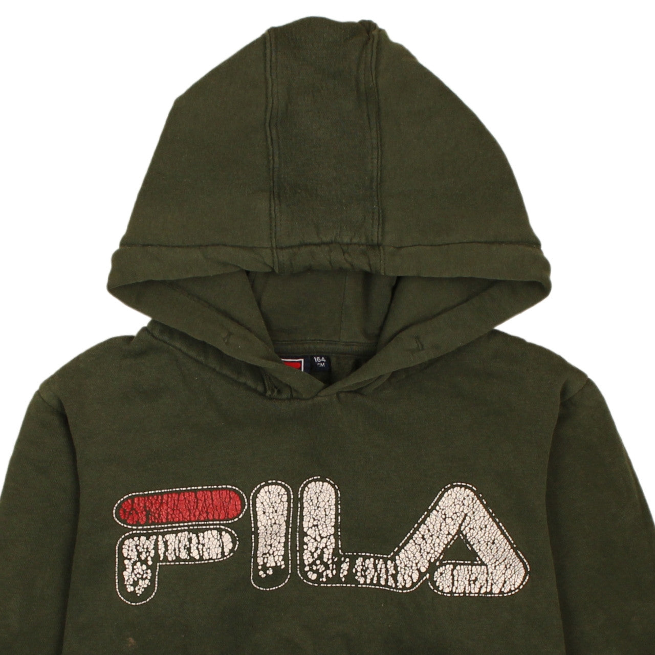 Boys UK Size 164 FILA Green Pullover Hoodie