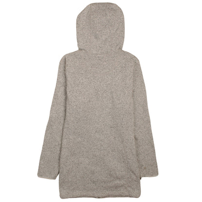 Unisex Adults UK Size M L.L. Bean Grey Full Zip Hoodie
