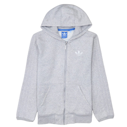 Mens UK Size XS adidas Grey Full Zip Hoodie