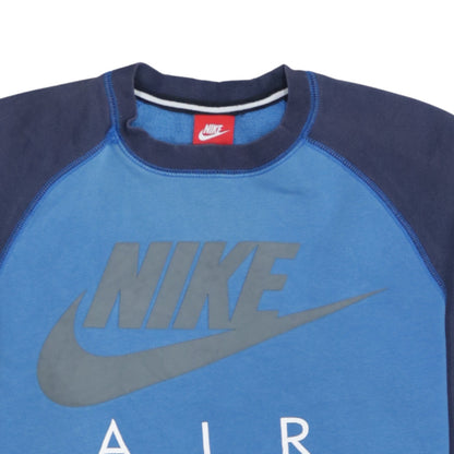 Mens UK Size S Nike Blue Pullover Sweatshirt
