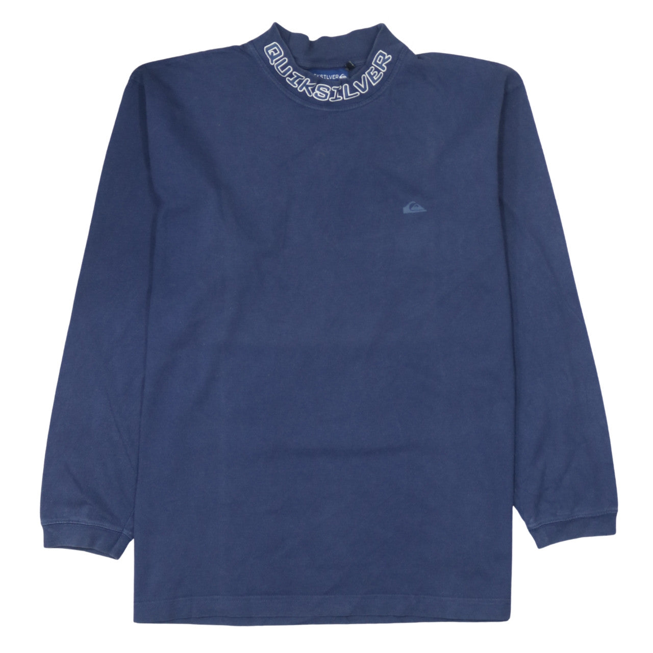 Mens UK Size M Quiksilver Blue Pullover Sweatshirt