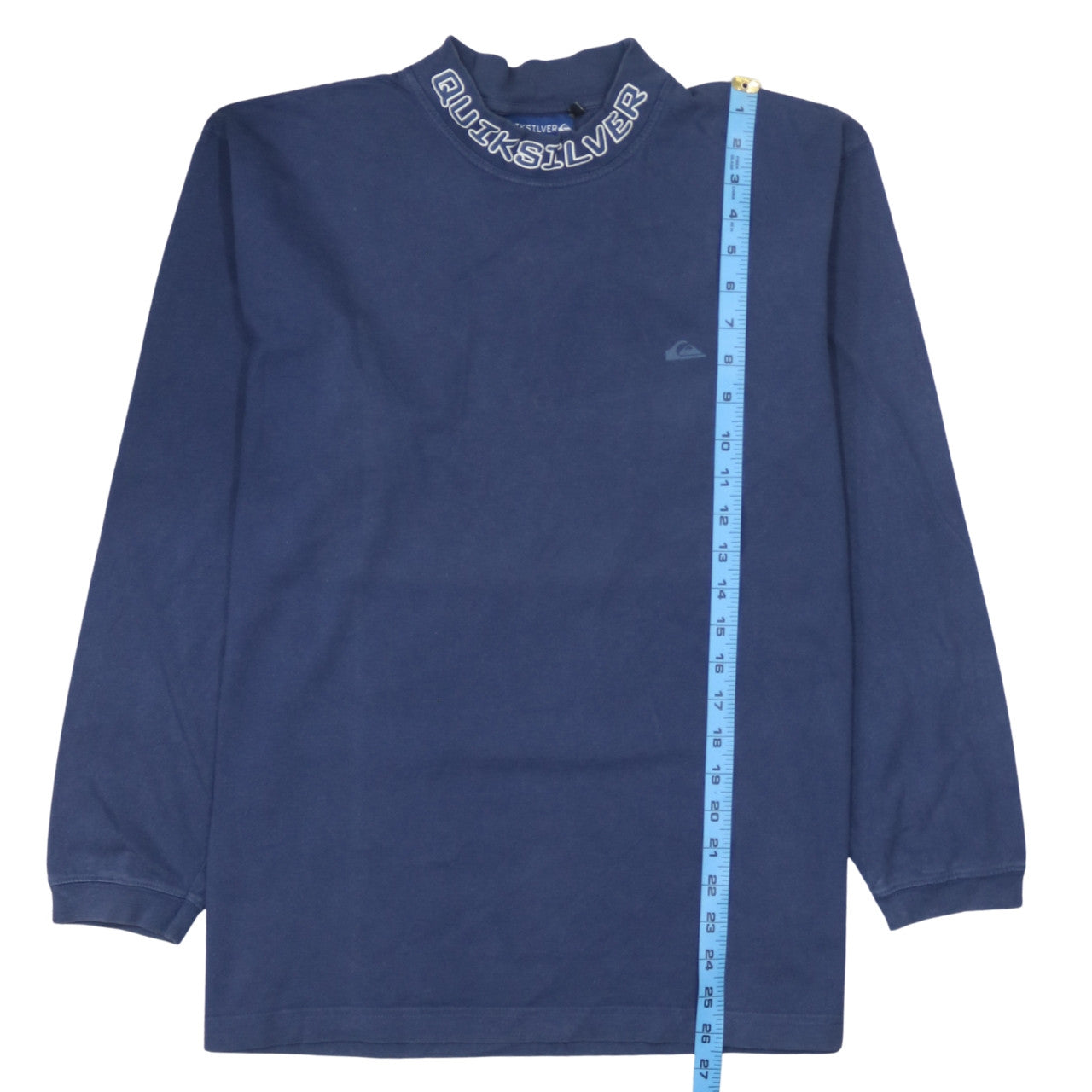 Mens UK Size M Quiksilver Blue Pullover Sweatshirt