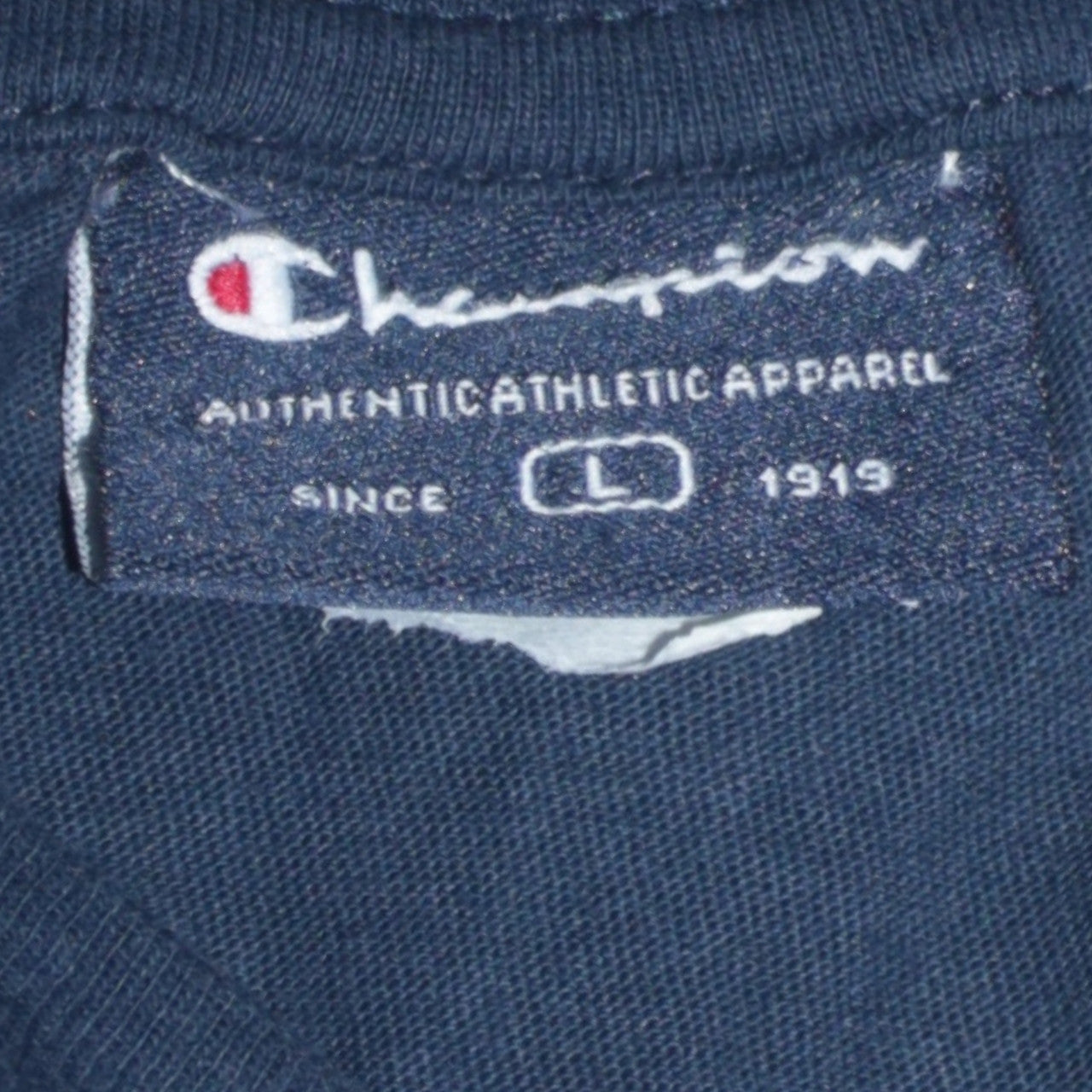 Mens UK Size L Champion Blue  T-Shirt