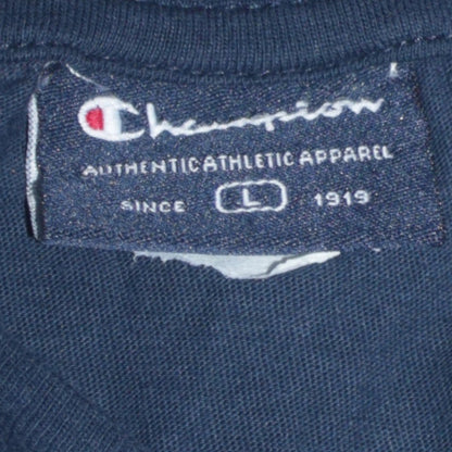 Mens UK Size L Champion Blue  T-Shirt