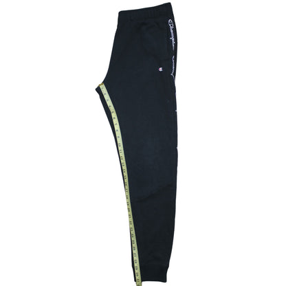 Mens UK Size XL Champion Regular Fit Jogger Black Trousers