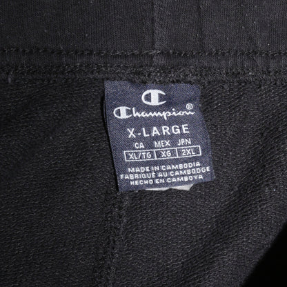 Mens UK Size XL Champion Regular Fit Jogger Black Trousers