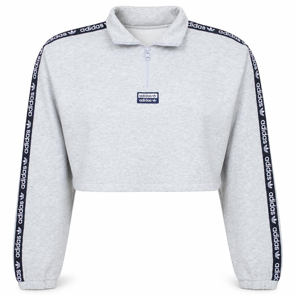 Womens UK Size XS adidas Grey Pullover Sweatshirt