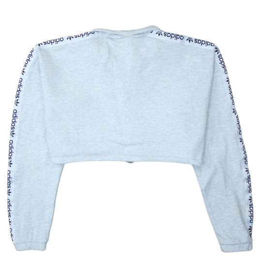 Womens UK Size XS adidas Grey Pullover Sweatshirt