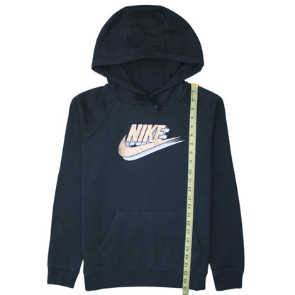 Womens UK Size S Nike Black Pullover Hoodie