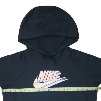 Womens UK Size S Nike Black Pullover Hoodie