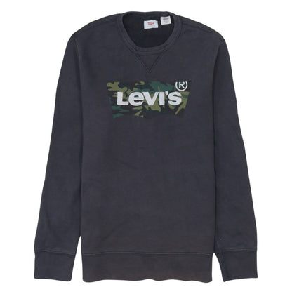 Mens UK Size S Levi's Black Pullover Sweatshirt
