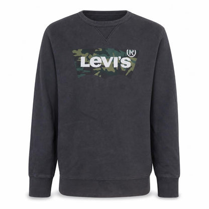 Mens UK Size S Levi's Black Pullover Sweatshirt