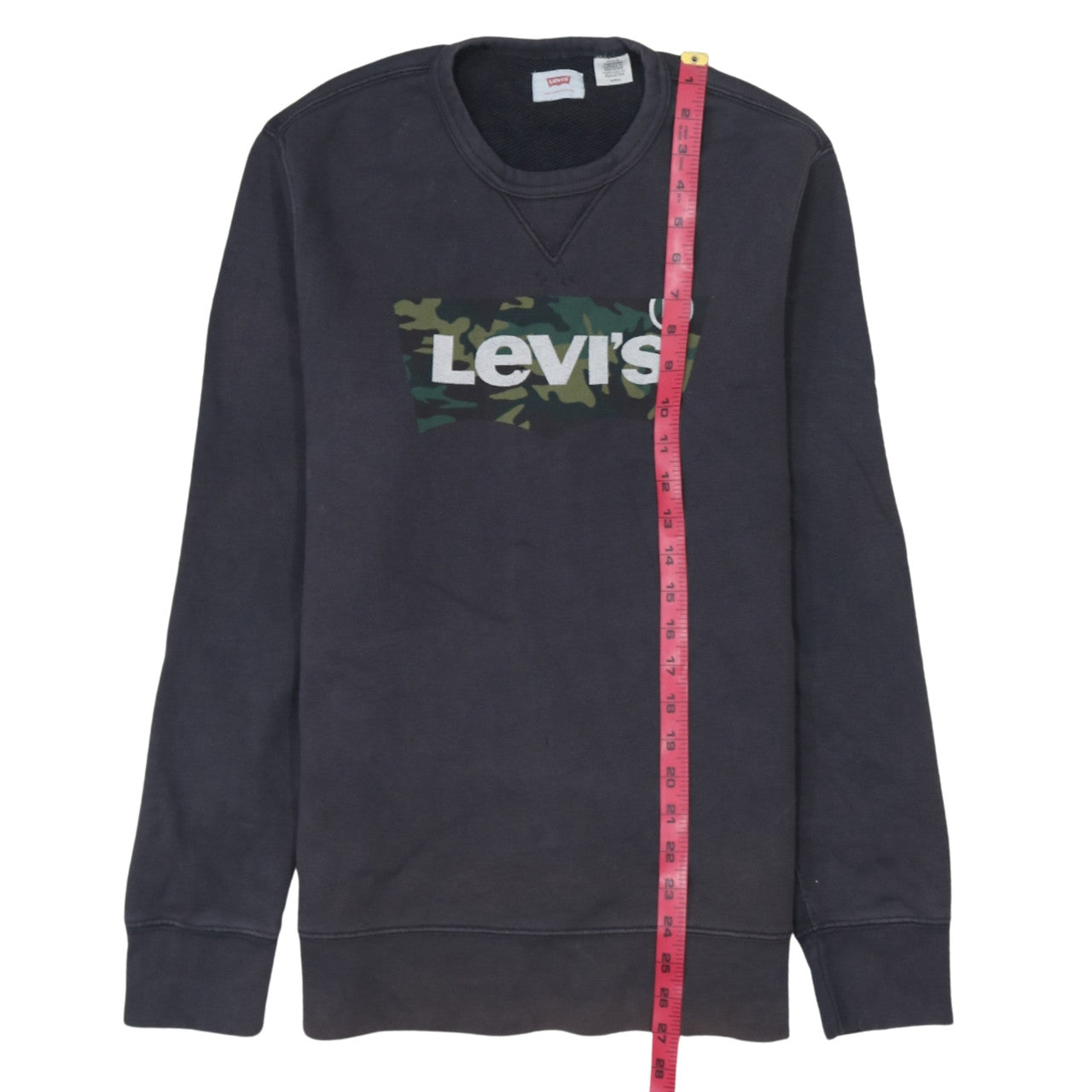 Mens UK Size S Levi's Black Pullover Sweatshirt