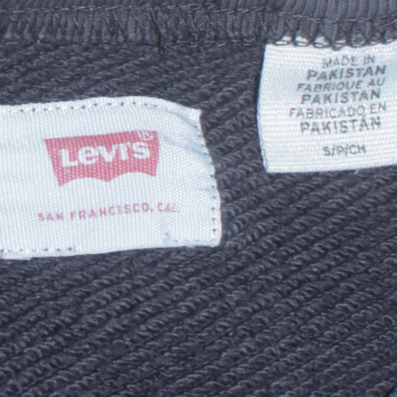 Mens UK Size S Levi's Black Pullover Sweatshirt