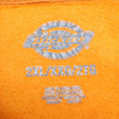 Womens UK Size 2XL Dickies Orange Pullover Hoodie
