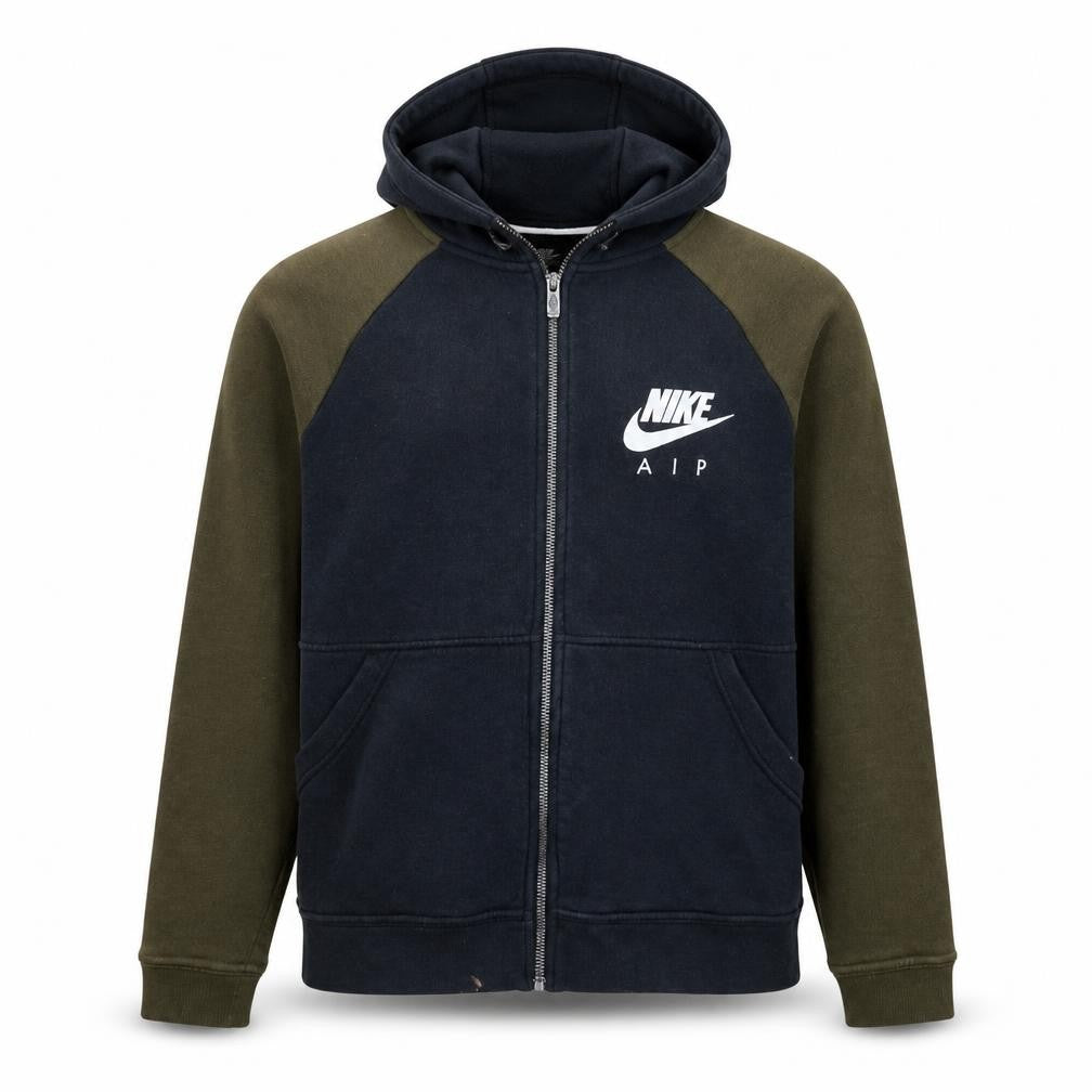 Mens UK Size M Nike Multicoloured Full Zip Hoodie