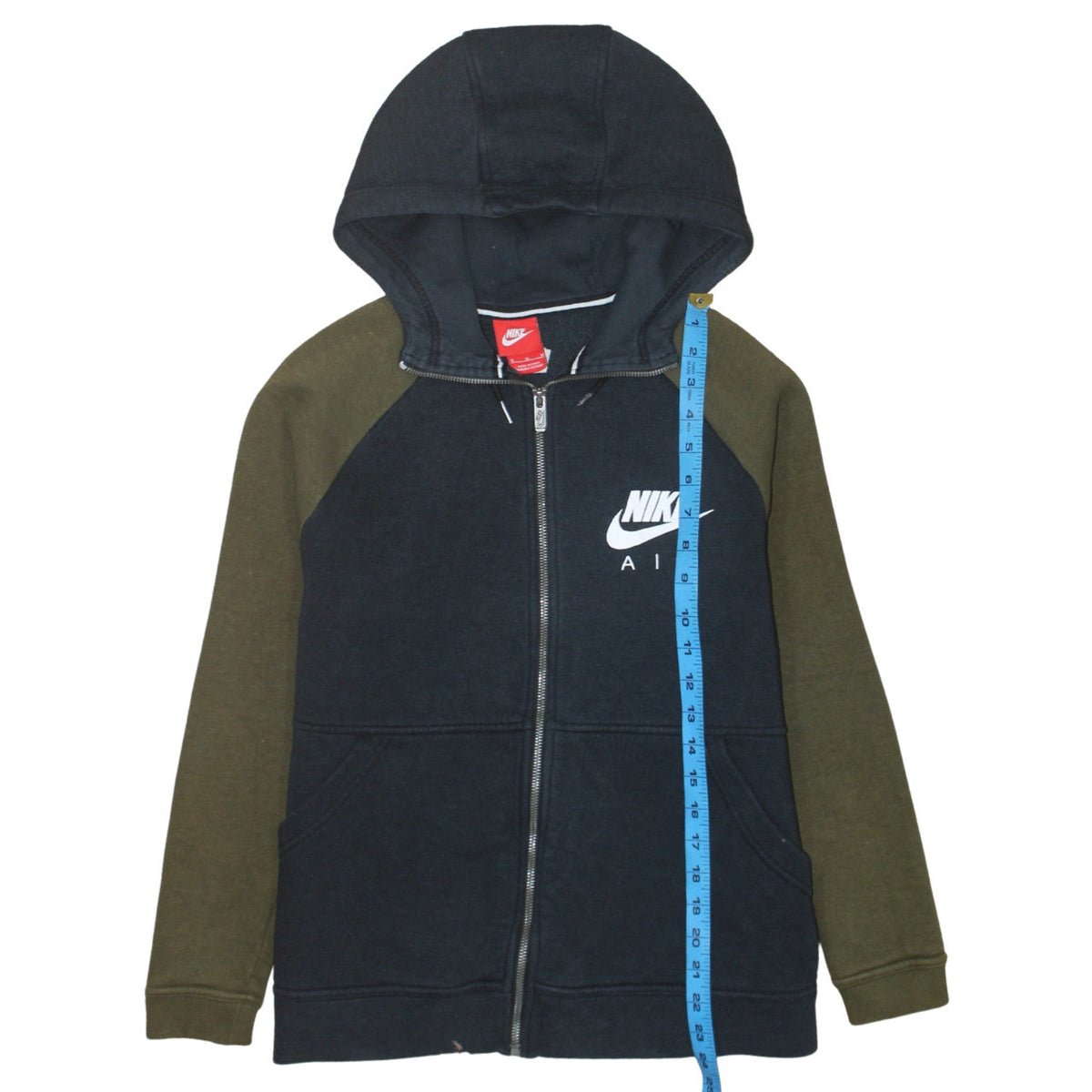 Mens UK Size M Nike Multicoloured Full Zip Hoodie