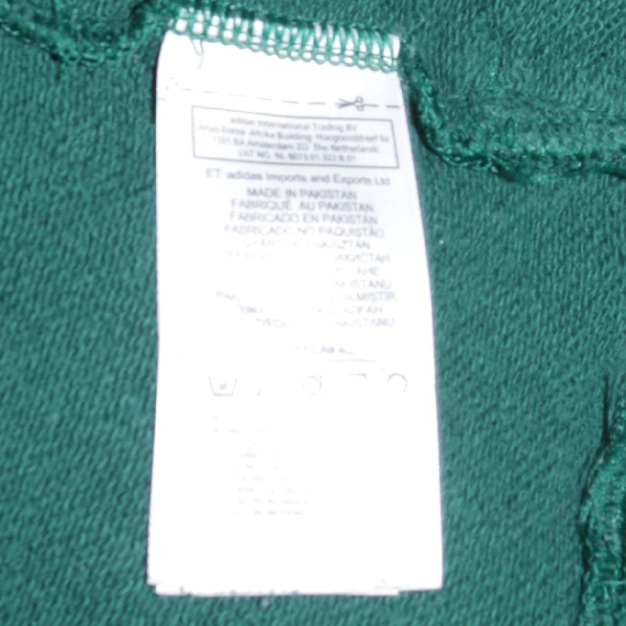 Womens UK Size 10 adidas Green Pullover Hoodie