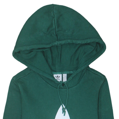 Womens UK Size 10 adidas Green Pullover Hoodie
