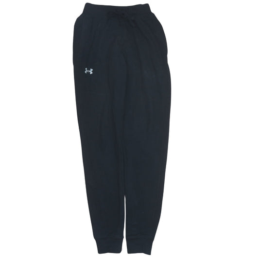 Mens UK Size XS Under armour Relaxed Fit Jogger Black Trousers