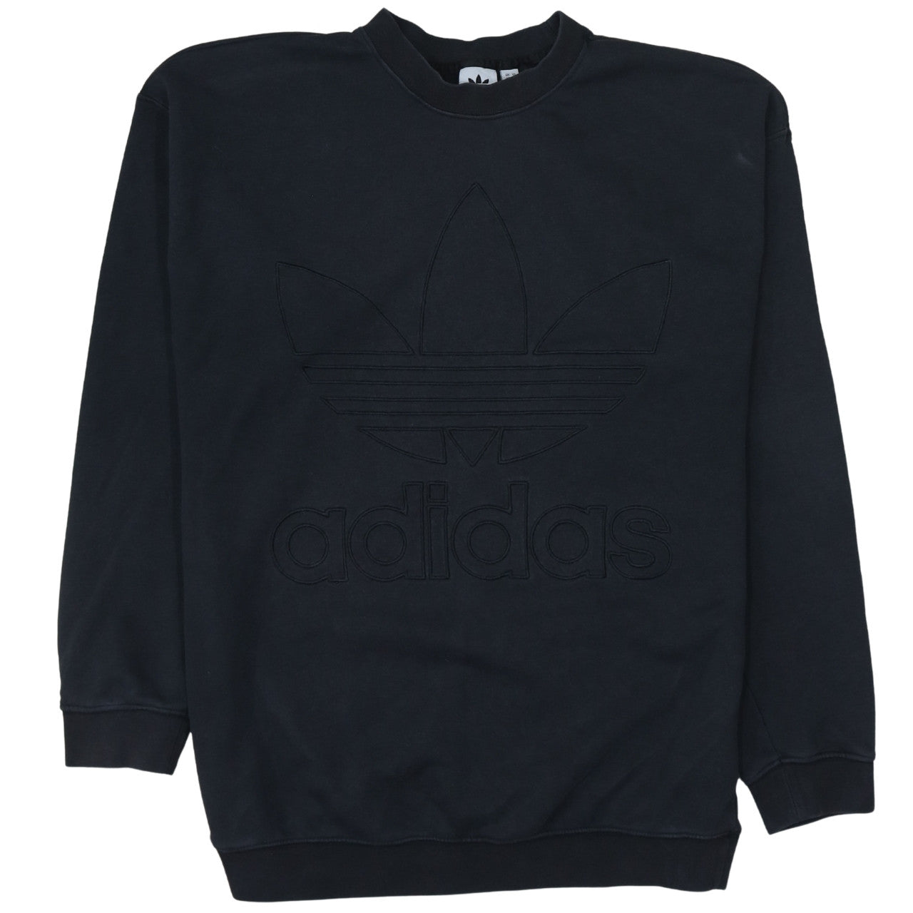 Womens UK Size 12 adidas Black Pullover Sweatshirt