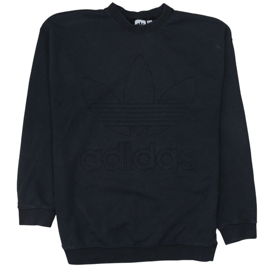 Womens UK Size 12 adidas Black Pullover Sweatshirt