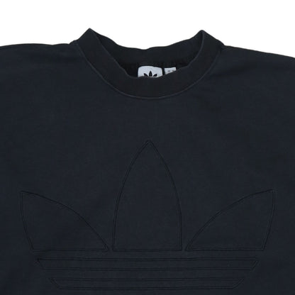 Womens UK Size 12 adidas Black Pullover Sweatshirt