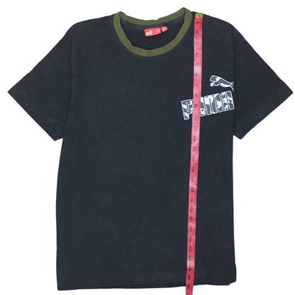 Mens UK Size L PUMA Black  T-Shirt