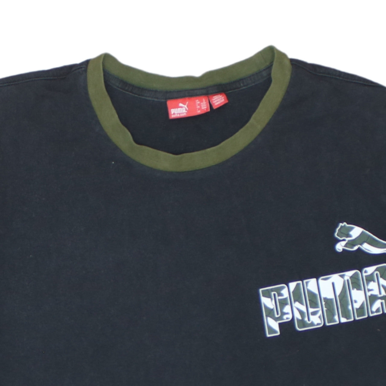 Mens UK Size L PUMA Black  T-Shirt