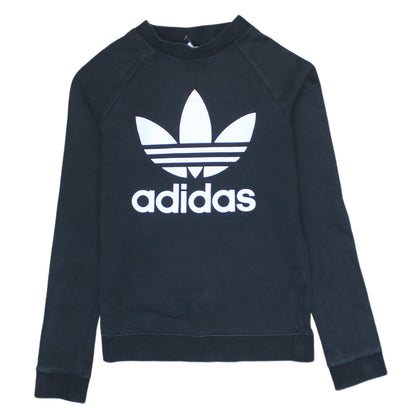 Womens UK Size XS adidas Black Pullover Sweatshirt