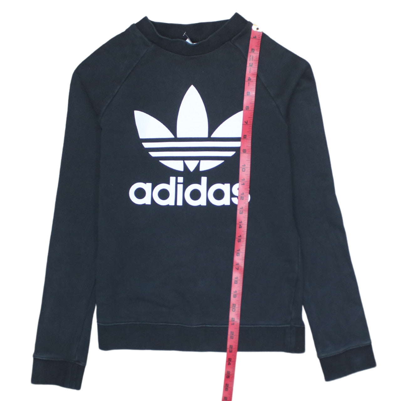 Womens UK Size XS adidas Black Pullover Sweatshirt