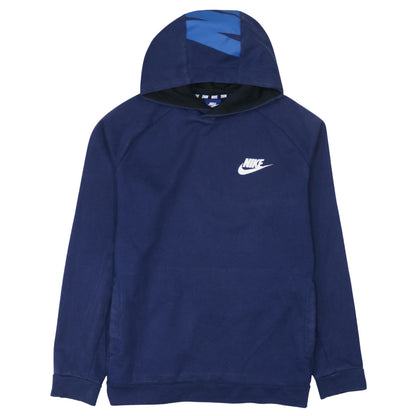Mens UK Size M Nike Blue Pullover Hoodie
