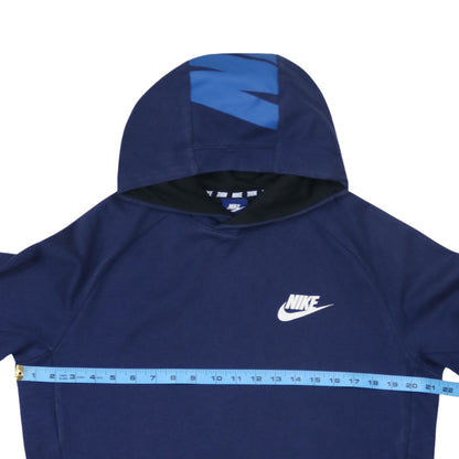 Mens UK Size M Nike Blue Pullover Hoodie