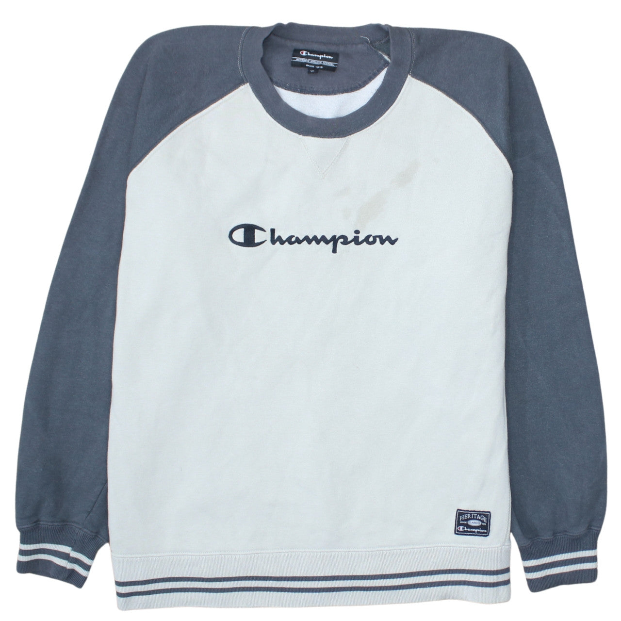 Mens UK Size XL Champion Grey Pullover Sweatshirt