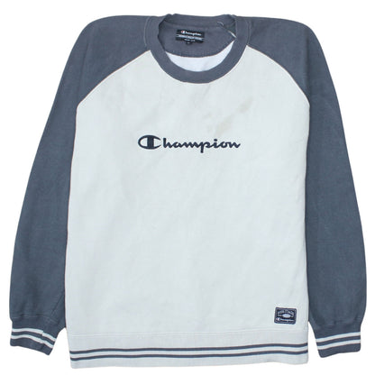 Mens UK Size XL Champion Grey Pullover Sweatshirt