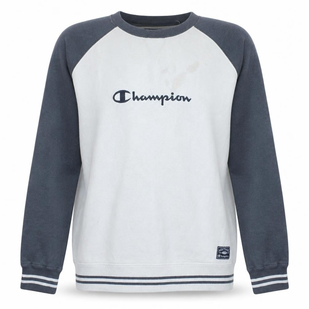 Mens UK Size XL Champion Grey Pullover Sweatshirt