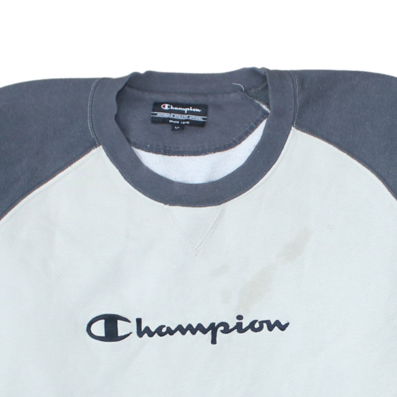 Mens UK Size XL Champion Grey Pullover Sweatshirt