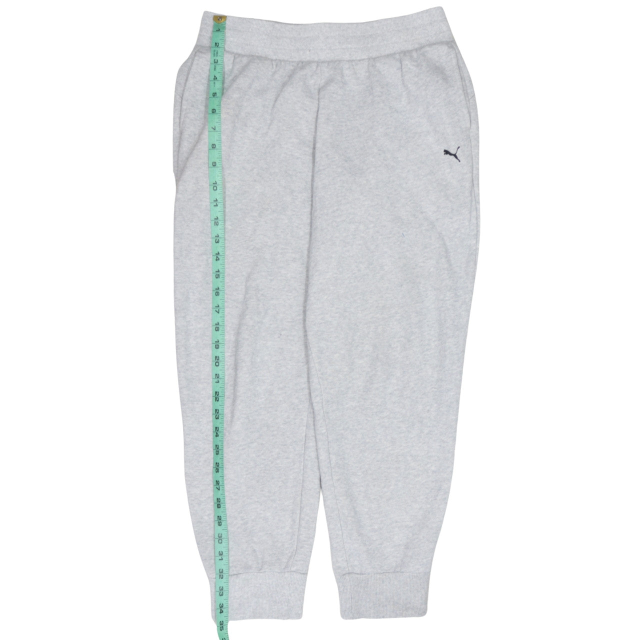 Mens UK Size M PUMA Regular Fit Jogger Grey Trousers