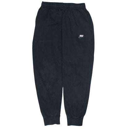 Mens UK Size M Nike Regular Fit Jogger Black Trousers