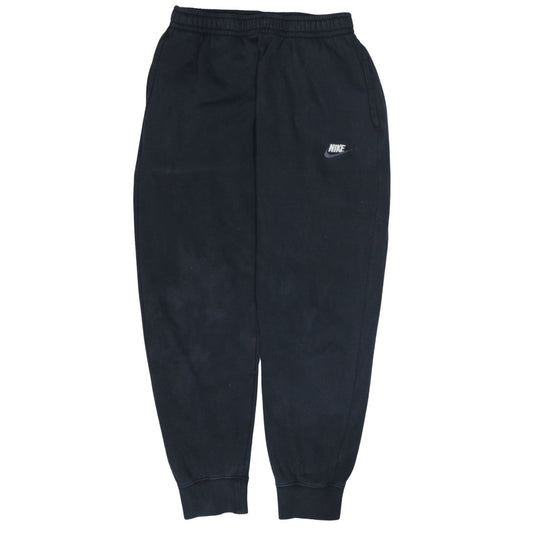 Mens UK Size M Nike Regular Fit Jogger Black Trousers